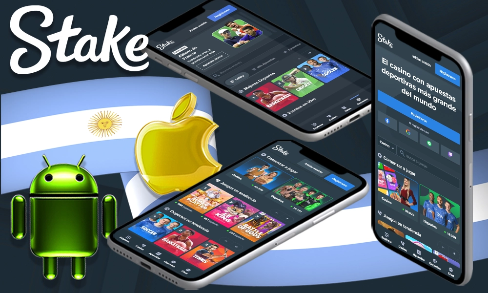Aplicación Móvil Stake Argentina
