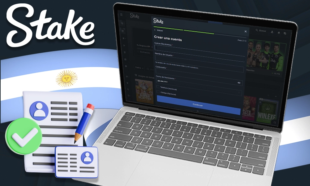 Registrarse Stake Argentina